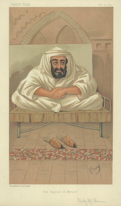 Hassan I, o imperador de Marrocos de English School