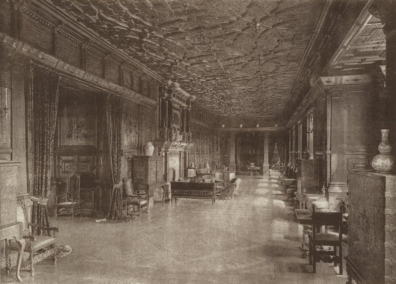 Casa de Hatfield, a galeria longa de English School