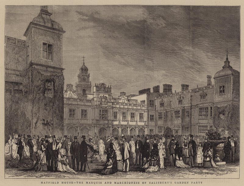 Hatfield House, a Marquesa e Marchioness of Salisbury