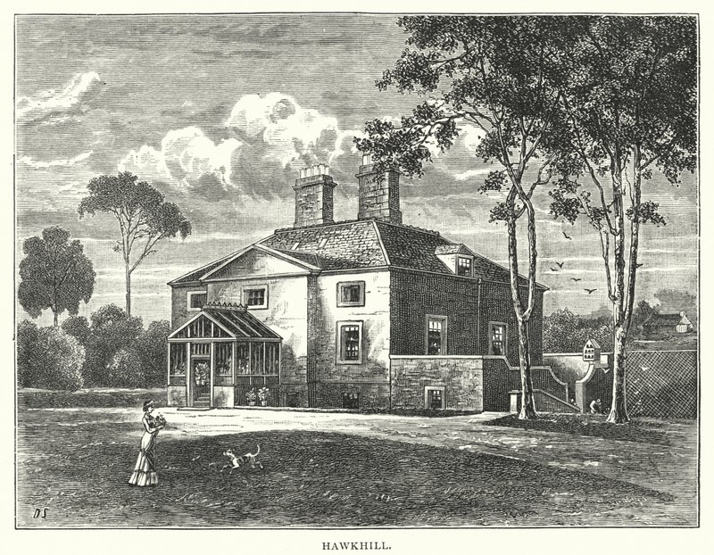 Hawkhill (gravura) de English School