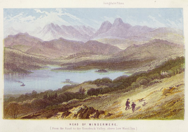 Cabeça de Windermere (cor litho) de English School