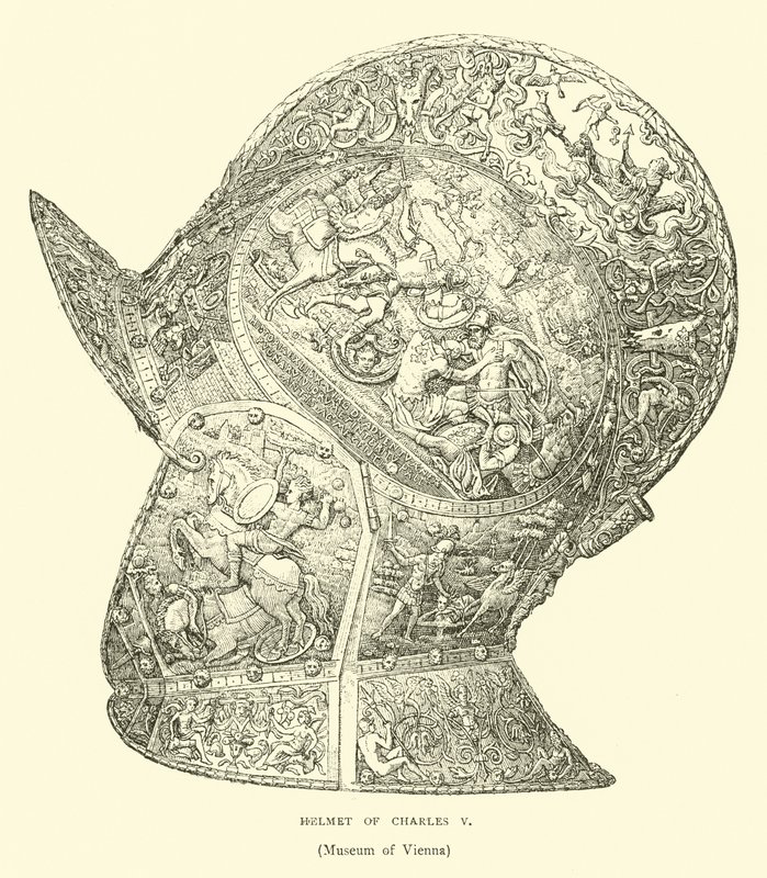 Capacete de Charles V de English School
