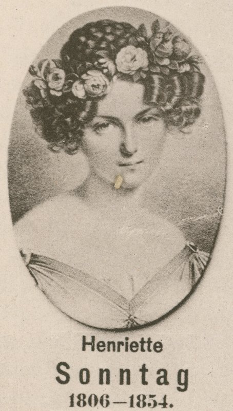 Henriette Sonntag (gravura) de English School