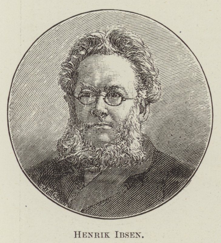 Henrik Ibsen (gravura) de English School