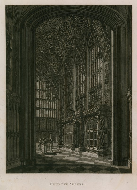 Capela de Henry 7th, Abadia de Westminster, Londres de English School