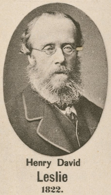 Henry David Leslie (gravura) de English School