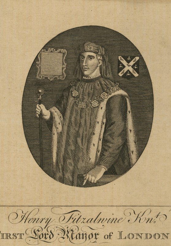 Henry Fitzalwine, primeiro prefeito de Londres de English School