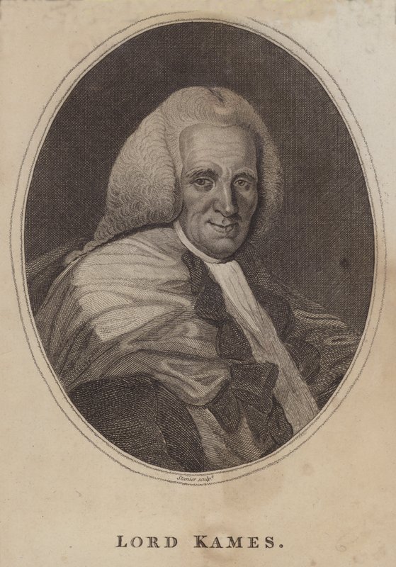 Henry Home, Lord Kames, advogado escocês, juiz, filósofo e historiador jurídico (gravura) de English School