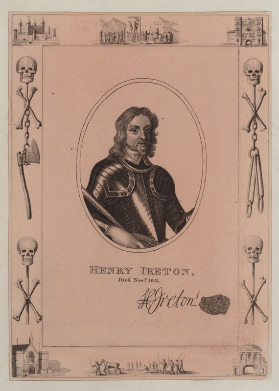 Henry Ireton, falecido em novembro de 1651 de English School