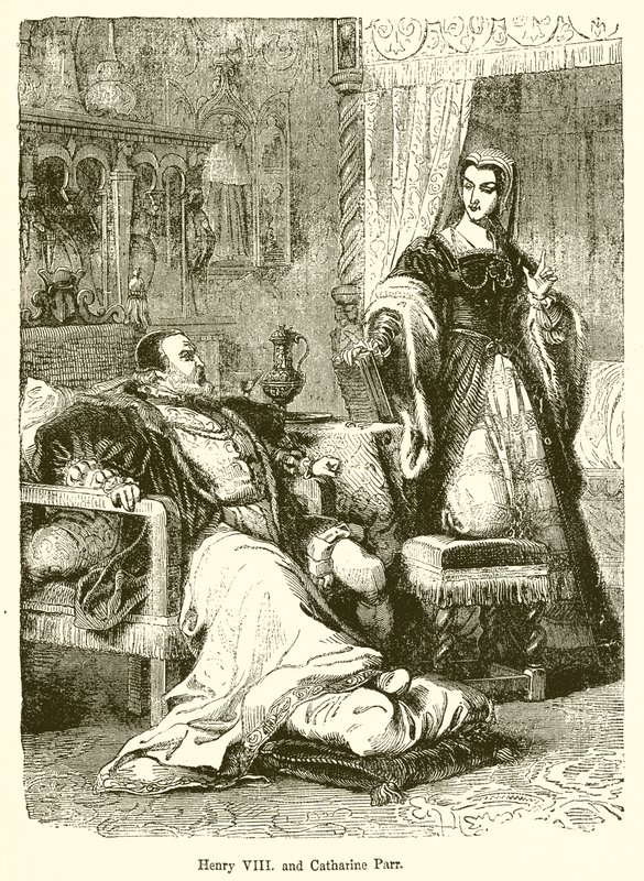 Henry VIII. e Catharine Parr de English School