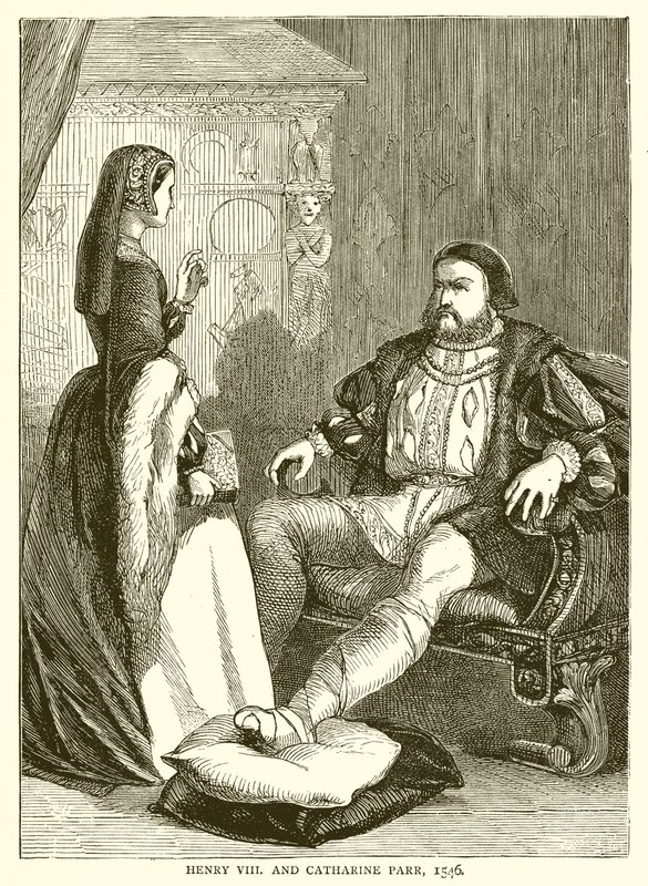 Henrique VIII e Catharine Parr, 1546 de English School