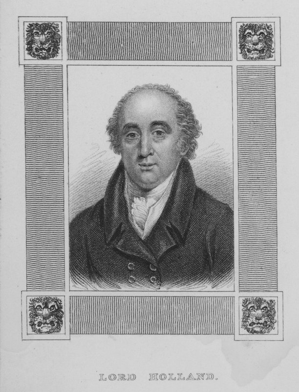 Henry Vassall-Fox, 3º Barão Holland, Inglês Whig político de English School