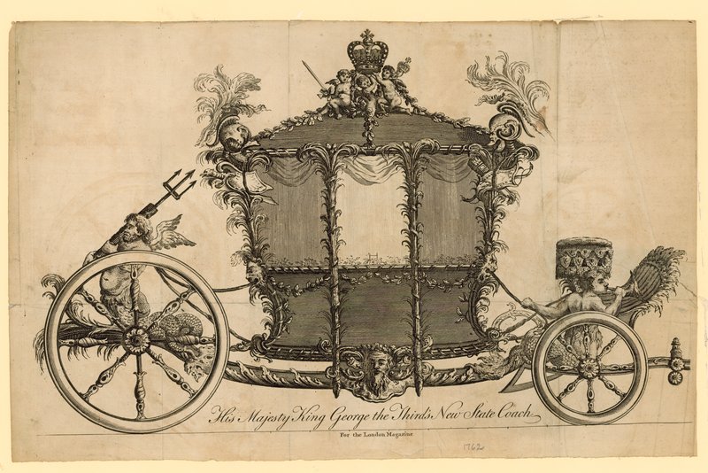Sua Majestade Rei George III New State Coach de English School