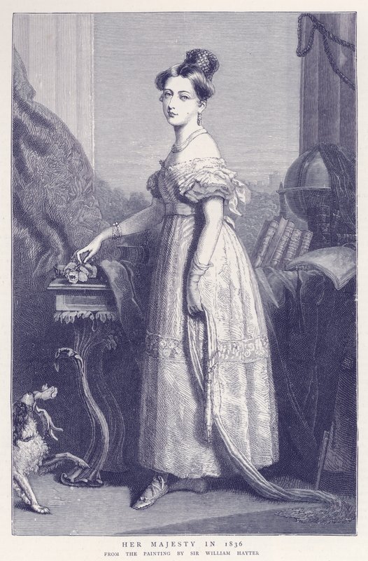 Sua Majestade em 1836 de English School