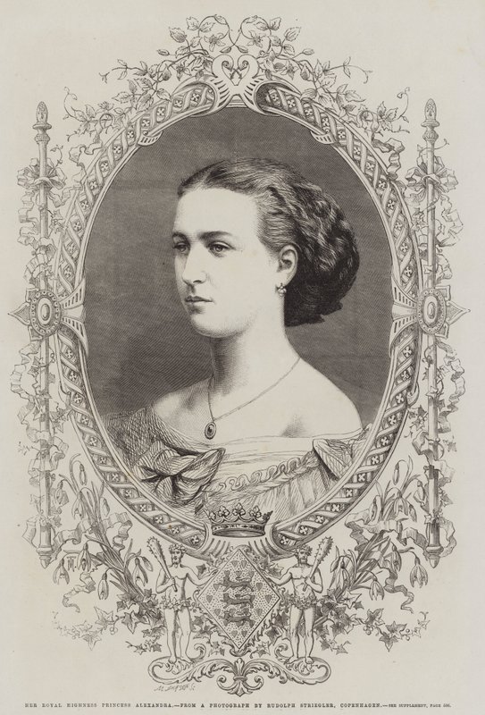 Sua Alteza Real Princesa Alexandra (gravura) de English School
