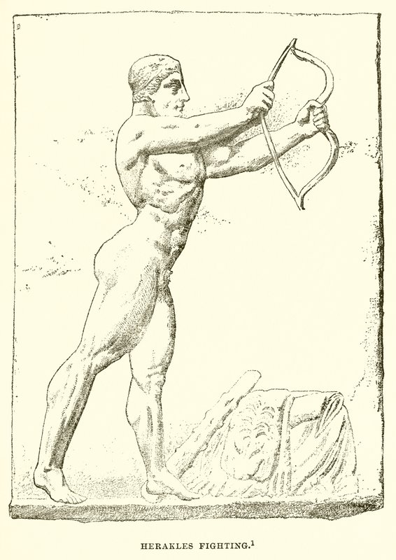 Herakles lutando de English School