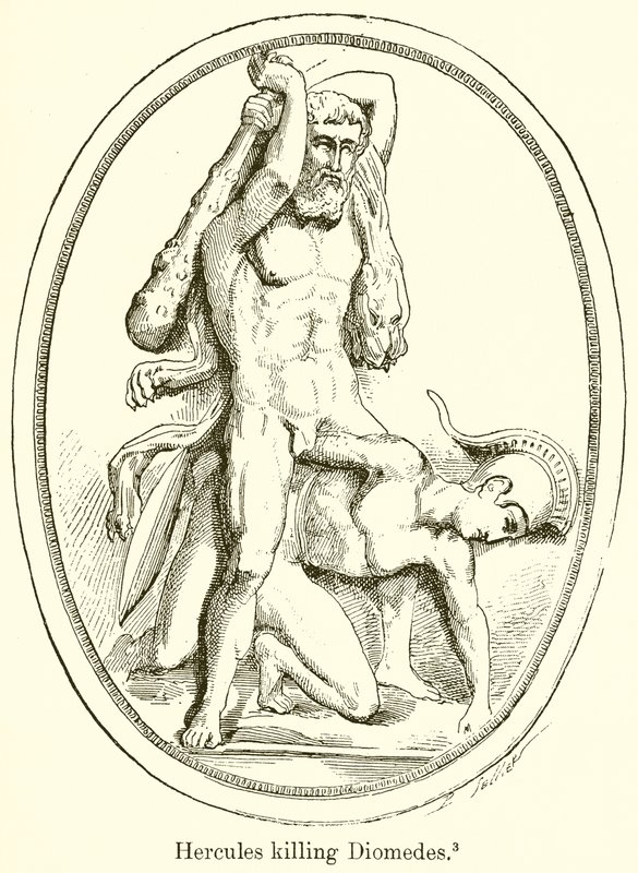 Hércules matando Diomedes de English School
