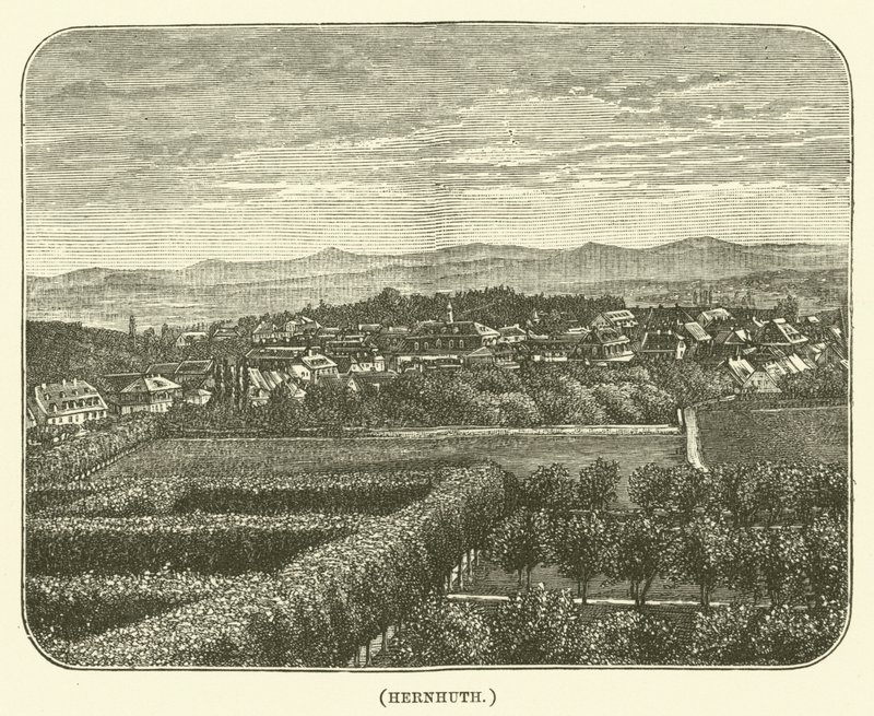 Hernhuth (gravura) de English School