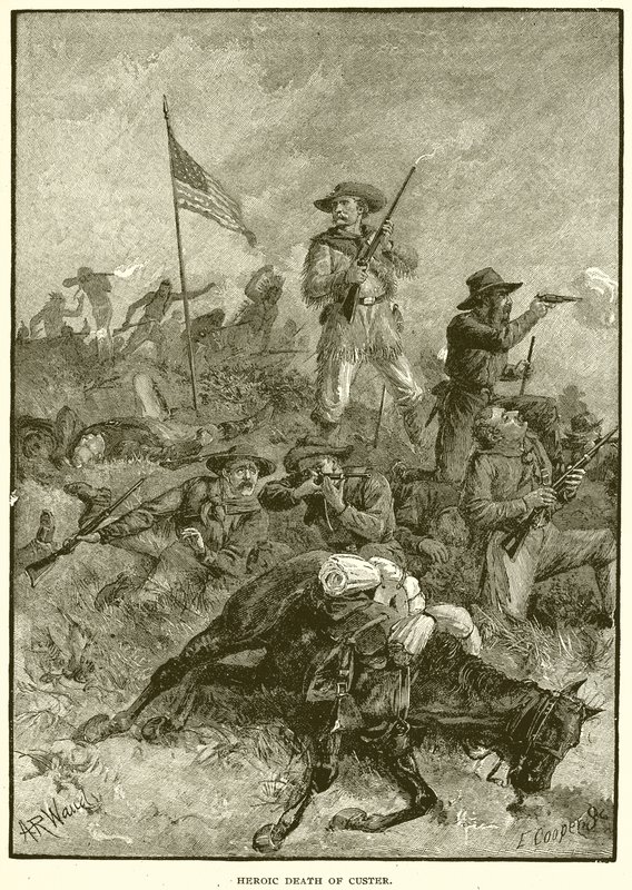 Morte heróica de Custer de English School