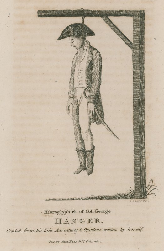 Hieróglifo do Coronel George Hanger de English School