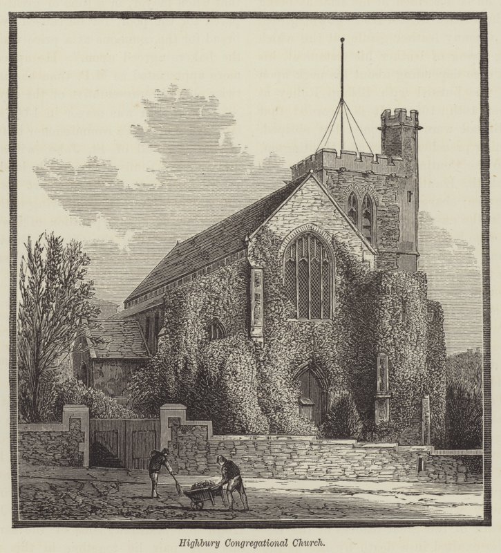 Igreja Congregacional de Highbury (gravura) de English School