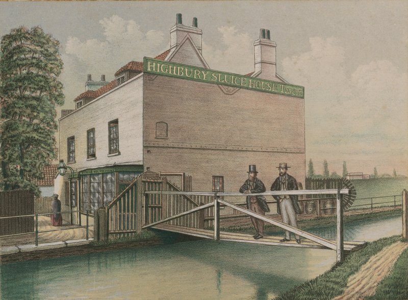 Highbury Sluice House Tavern, em Islington, Londres de English School