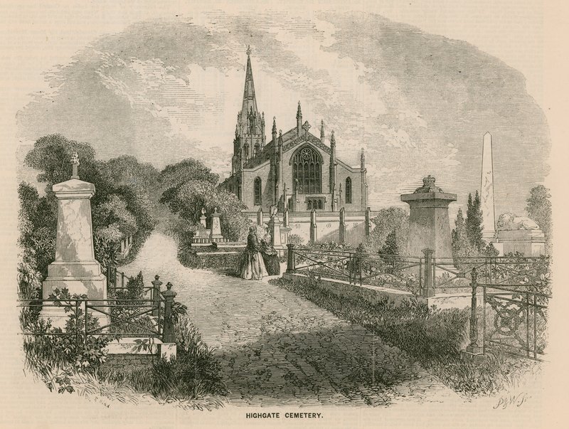 Cemitério de Highgate, Londres de English School