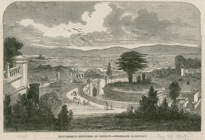 Cemitério de Highgate, Londres de English School