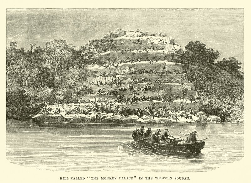 Hill chamado The Monkey Palace no Western Soudan de English School