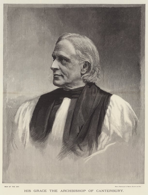 Sua Graça o Arcebispo de Canterbury (gravura) de English School