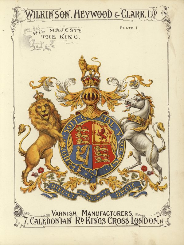 Sua Majestade o Rei (chromolitho) de English School