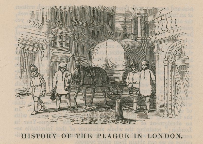 História da peste em Londres de English School