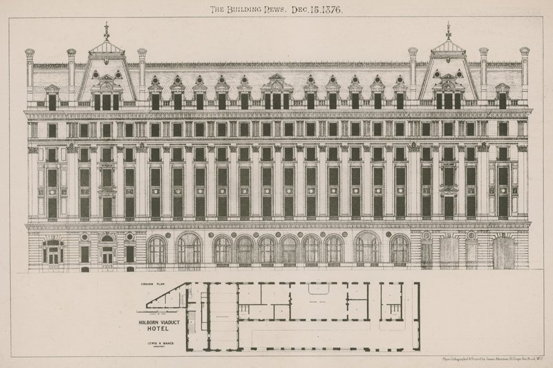 Holborn Viaduct Hotel, Londres de English School