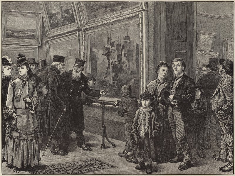 Holiday people na National Gallery de English School