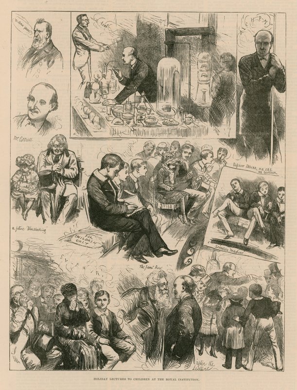 Palestras de férias para crianças na Royal Institution, Londres de English School