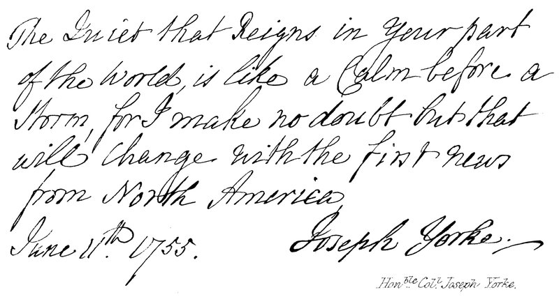 Honble Coll Joseph Yorke de English School