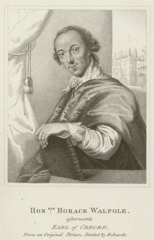 Honorável Horace Walpole, depois Conde de Orford (gravura) de English School