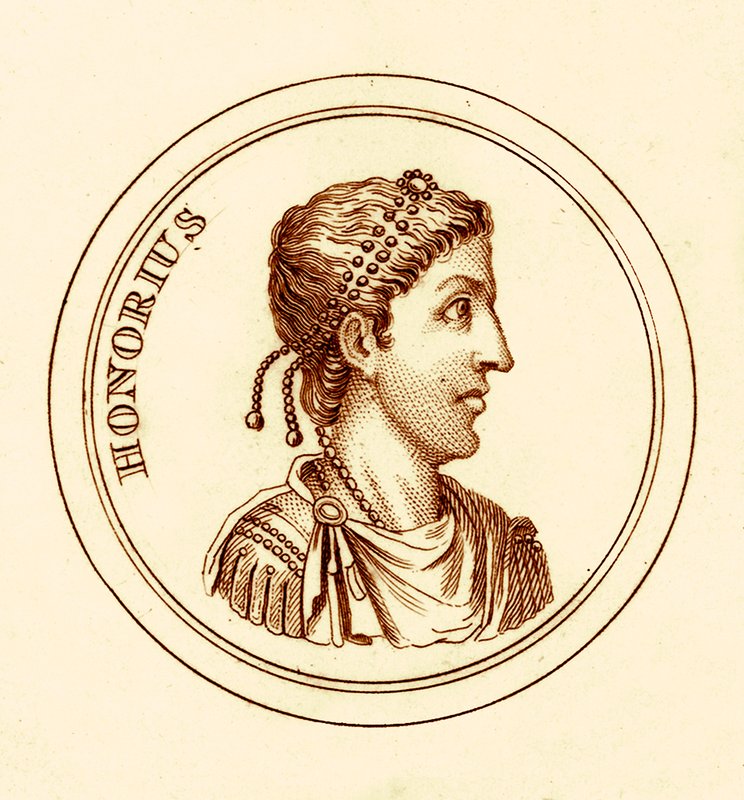Honório, ilustração do dicionário histórico universal por George Crabb, publicado em 1825 (imagem digital melhorada) de English School