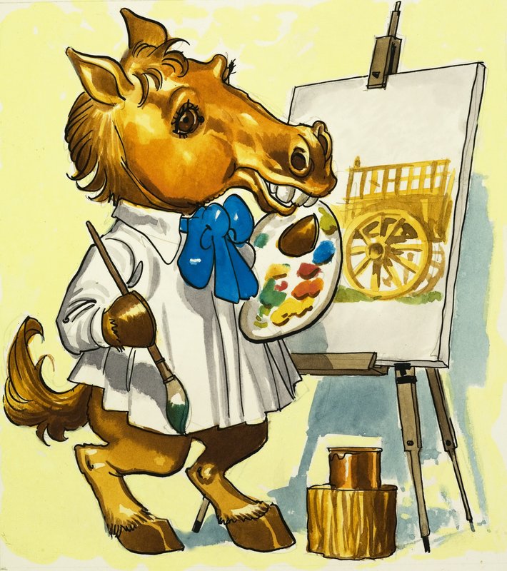 Artista de cavalo de English School