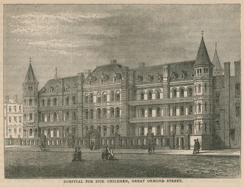 Hospital para crianças doentes, Great Ormond Street, Londres de English School