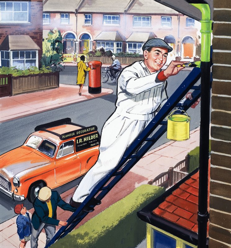 Pintor de casa de English School