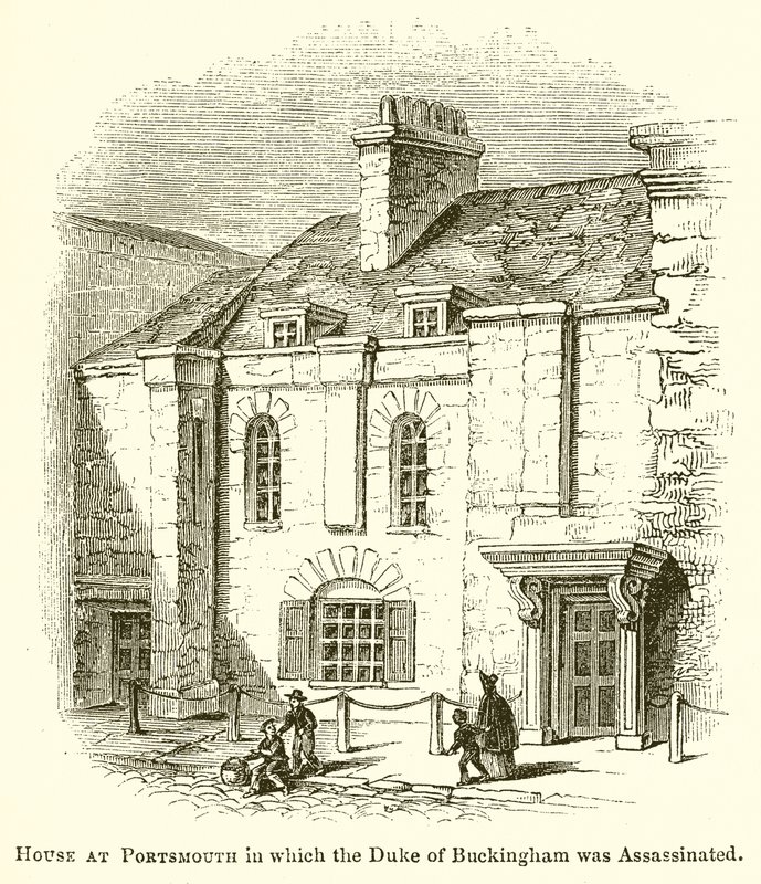 Casa em Portsmouth em que o Duque de Bukingham foi Assassinado de English School