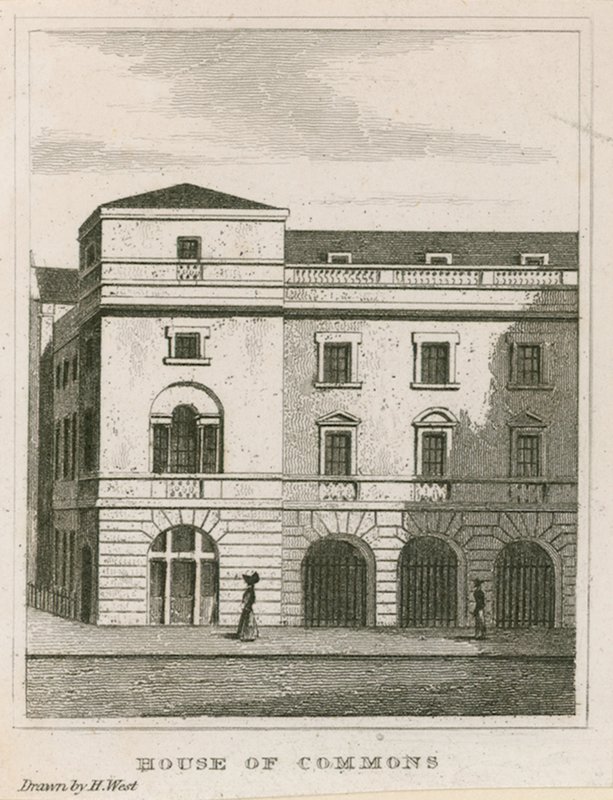 Câmara dos Comuns, Westminster, Londres de English School