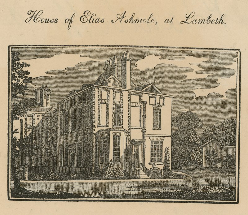 Casa de Elias Ashmole em Lambeth de English School