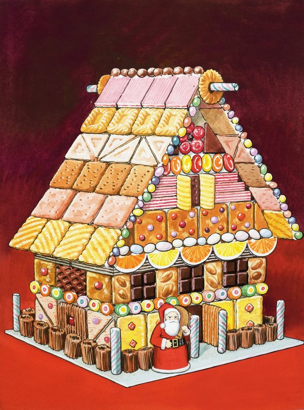 Casa de biscoitos de English School