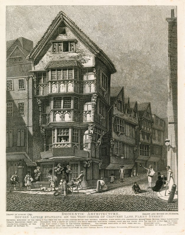 Casas, ultimamente, ficar, ligado, a, oeste, canto, de, pista chancery, rua frota, londres de English School