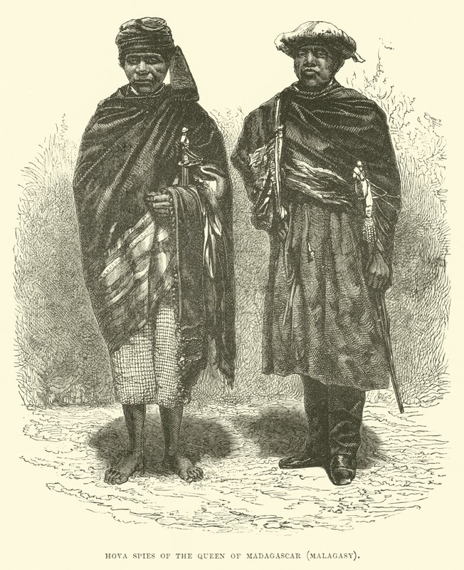 Hova espiões da rainha de Madagascar, malgaxe de English School