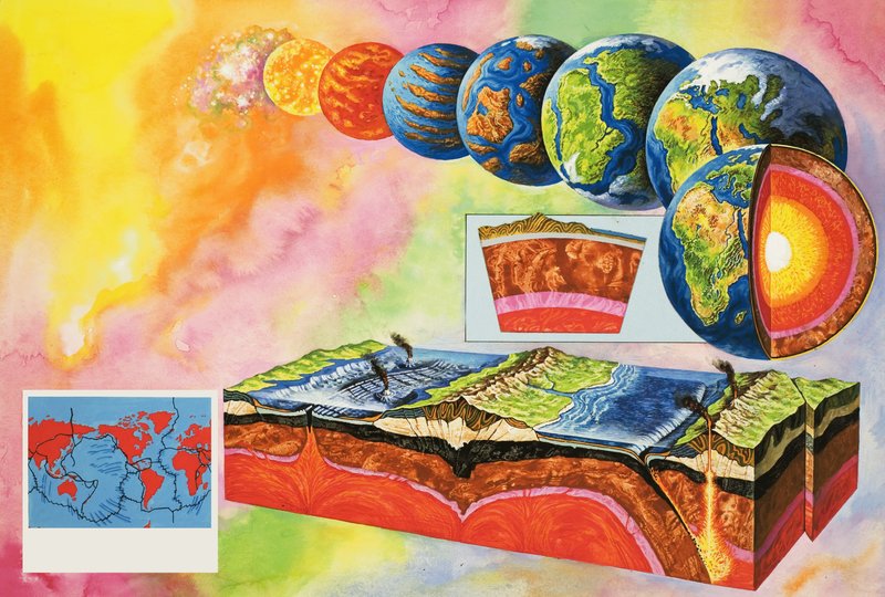 Como a Terra se formou da poeira cósmica de English School