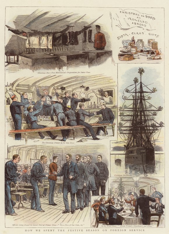 Como passamos a Época Festiva no Serviço Externo (cor litho) de English School