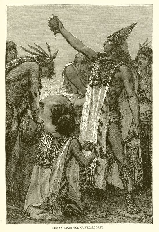 Sacrifício Humano Quetzalcoatl de English School